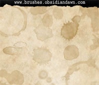 Waterstains Photoshop Brushes