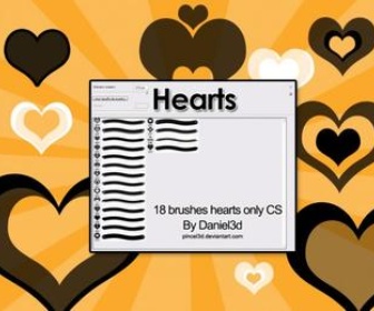 Hearts Brushes 2