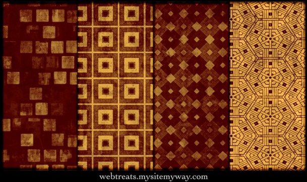 Grungy Fiery Red Patterns