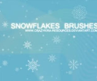 Snowflake Brushes for Photoshop