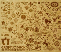TI Graphic Pack 152 Ps Brushes