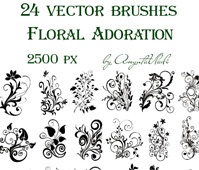 brushes Floral Adoration