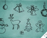 Christmas Scribble Brushes