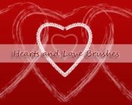 Hearts and Love Brushes
