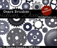 Gears Vectors Brushes