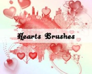 Hearts Brushes 4