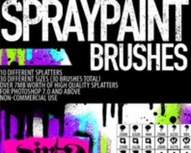 HiRes – PS7 Splatter Brushes