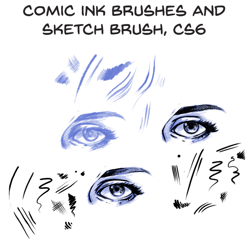 Comic Ink Brushes - Brushes - Fbrushes