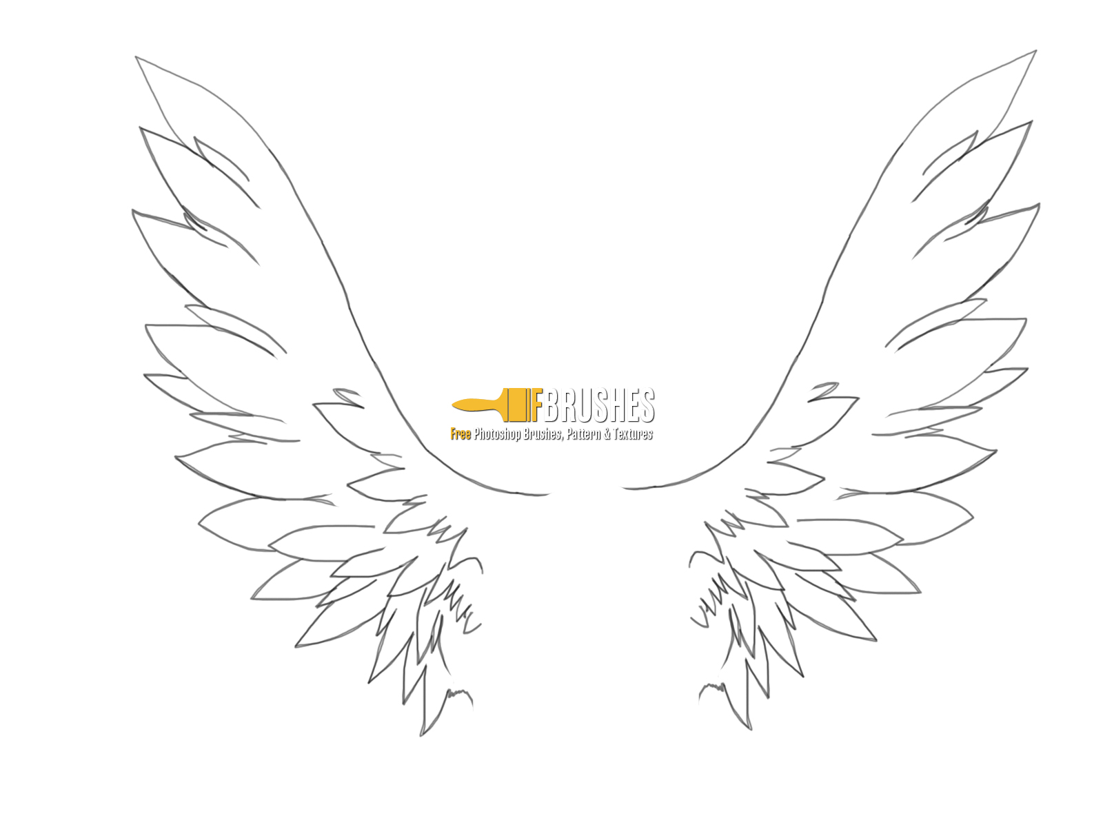 wing wings cool art yeet anime angel accessories  Angel Wings  Pencil Drawing HD Png Download  vhv