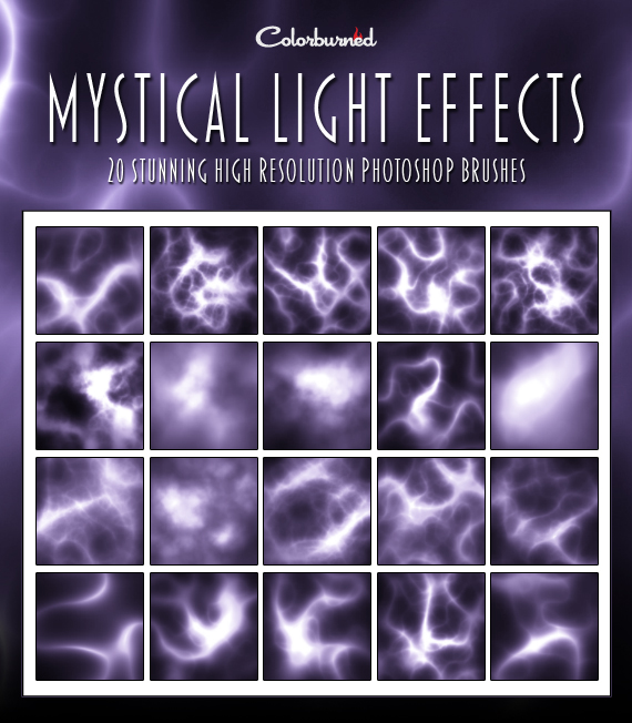 Light Brushes for Photoshop